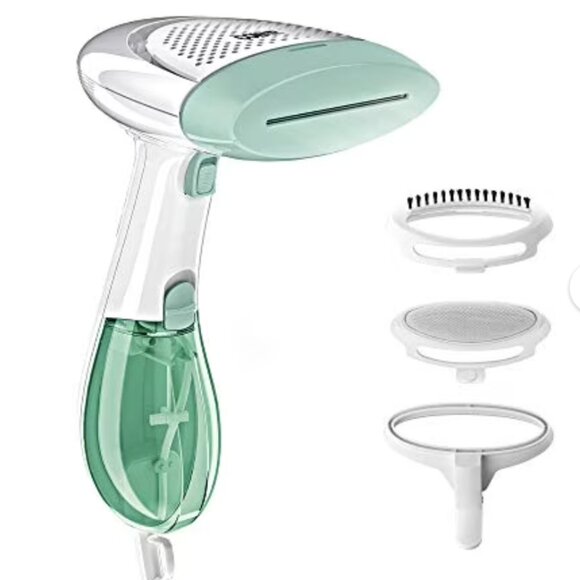 Conair Extreme Steam Hand Held Fabric Steamer with Dual Heat White/Light Green - Picture 1 of 7